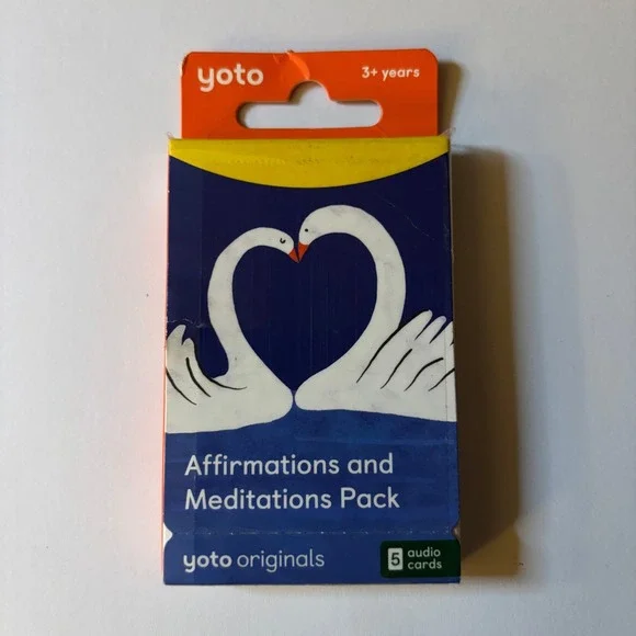 Yoto Originals Affirmations and Meditations Pack 5 Audio Cards Kids 3+ Years