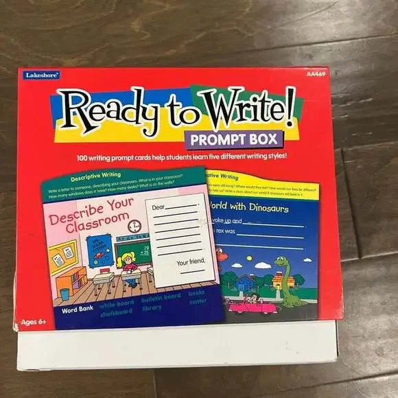 Ready-to-write Prompt Box for Grades K-1,‎ Cards, Checklist & Teacher Guide