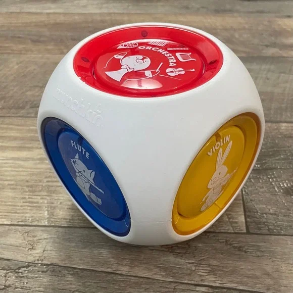 Munchkin Mozart Magic‎ Cube Educational Musical Toy Orchestra Instrument Sounds