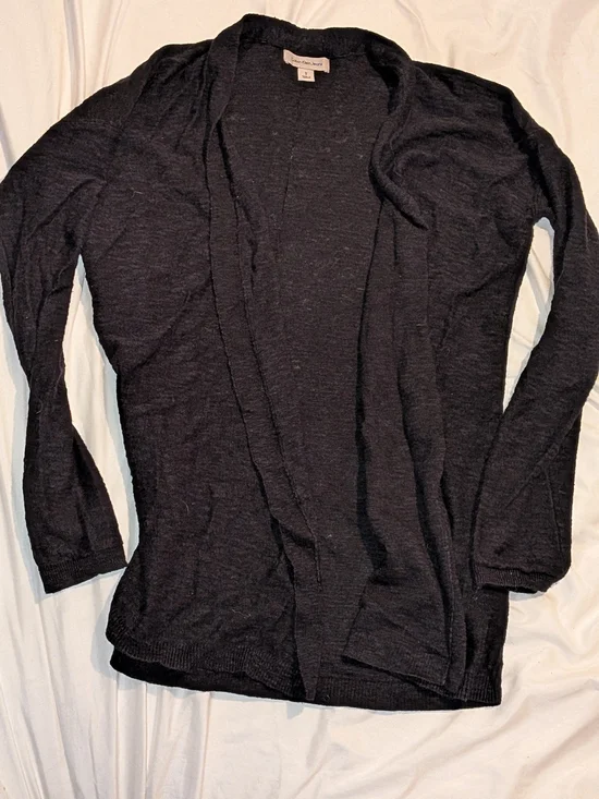 Calvin Klein Jeans Black Ribbed Knit Top