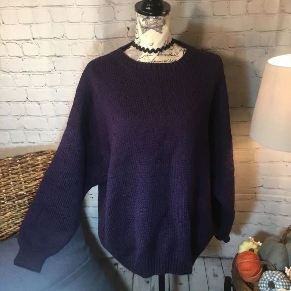 Markim Original plum knit sweater