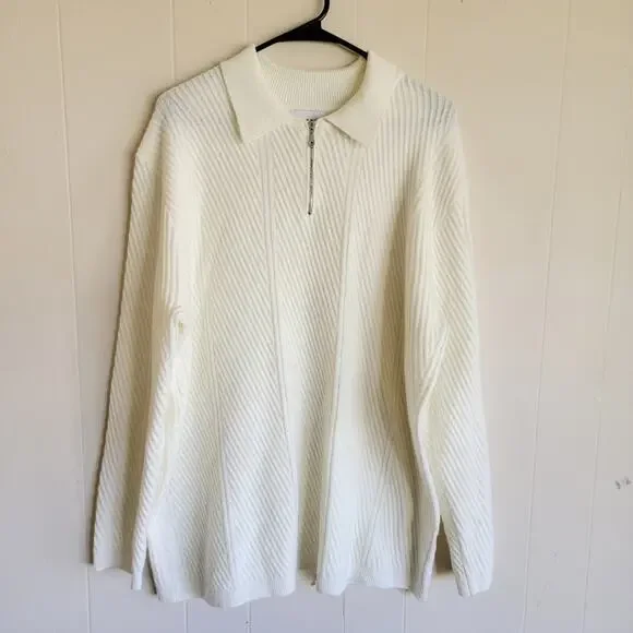 Topman Mens‎ Collared Long Sleeve Sweater