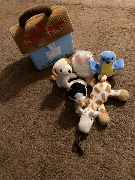 Ebba toddler soft animal Barn set of animals