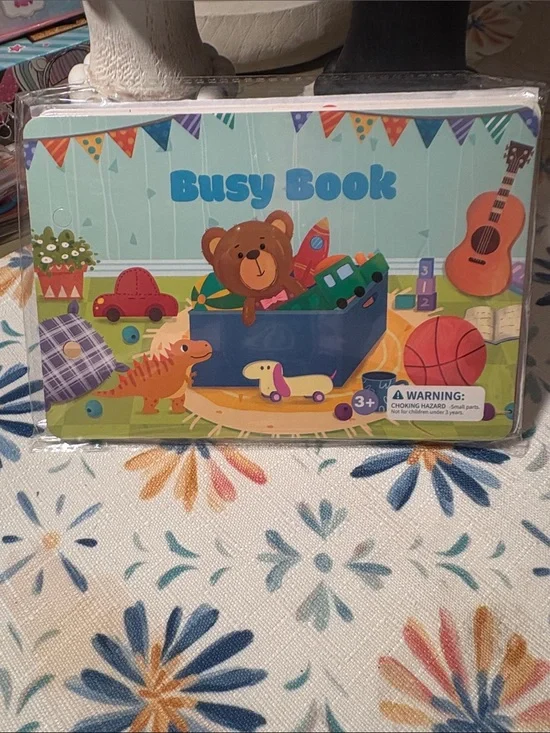 Busy Book Activity Set for Kids - Light Blue