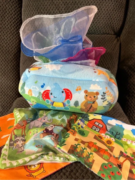 Montessori Tissue Box Sensory Toy