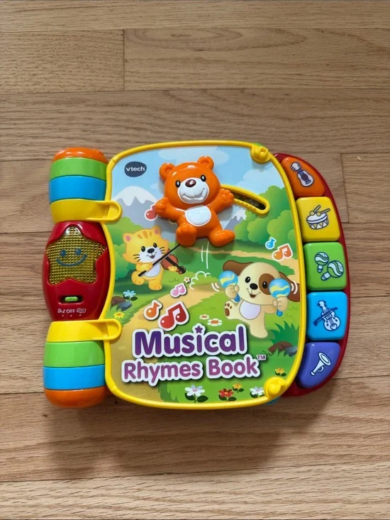 VTech Musical Rhymes Book - Multicolor Interactive Learning Toy
