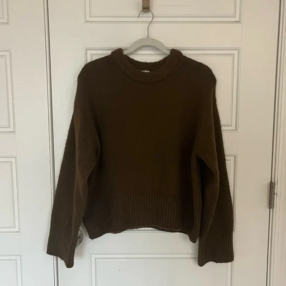 H&M Green-Brown Sweater | M