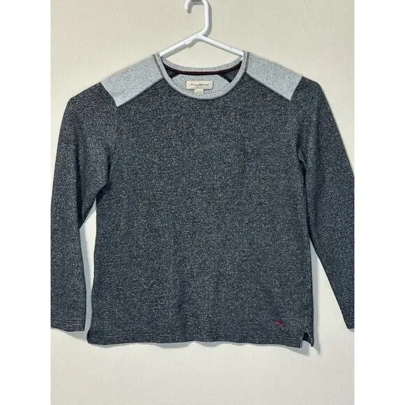 Tommy Bahama Men's Light Weight Sweater Gray Long Sleeve  Size‎ XL