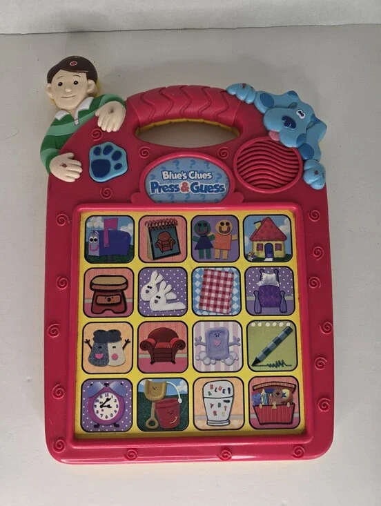Vintage Tyco Blue's Clues Press & GUESS Electronic Learning Toy Tested Works