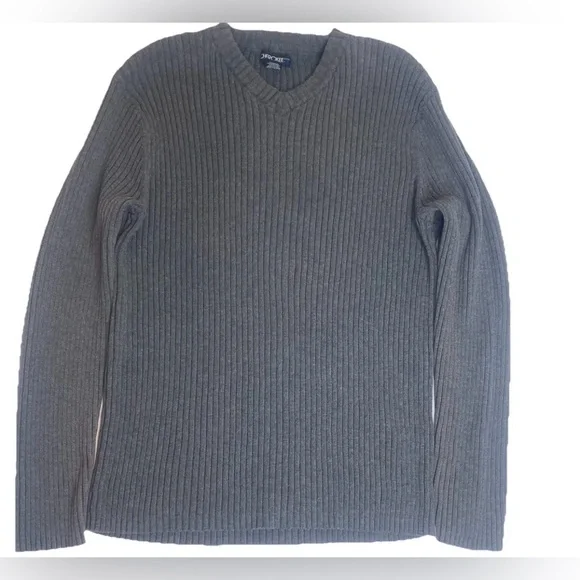 Cherokee pullover Sweater Men’s XL Rib knit V-neck‎ outdoor casual Gray