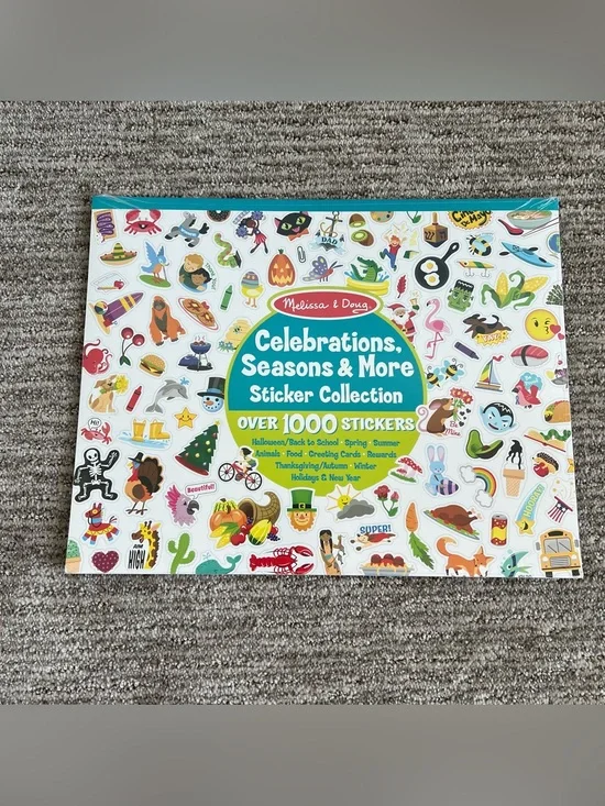 NWT Melissa & Doug Celebrations, Seasons & More Sticker Collection