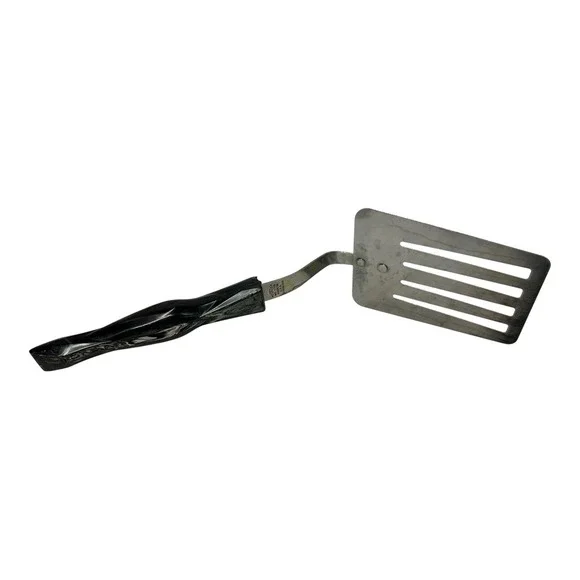Cutco # 1716 Slotted Spatula Turner Black Swirl Handle Read description