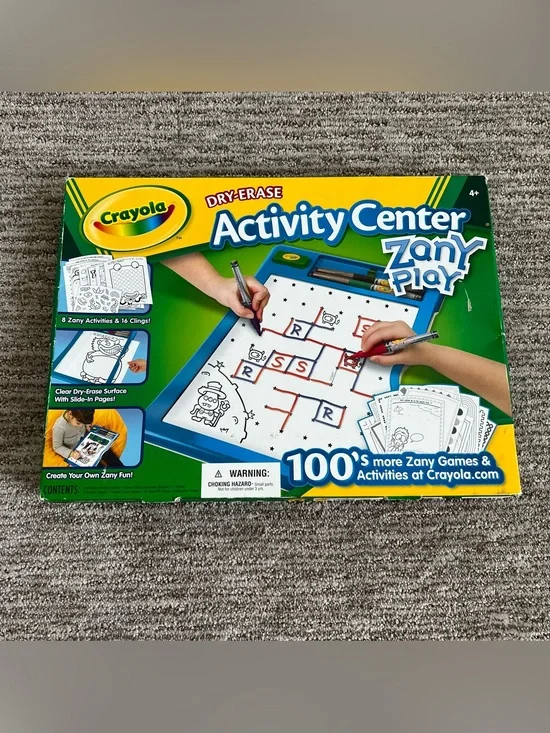 NWT Crayola Dry-Erase Activity Center Zany Play