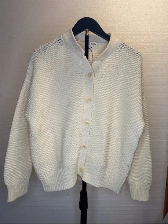 Alex Mill Cream Knit Cardigan