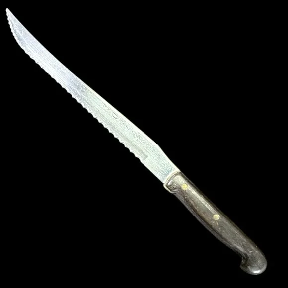 Ekco Vanadium Knife Stainless Serrated Made in the‎ USA Vintage 13
