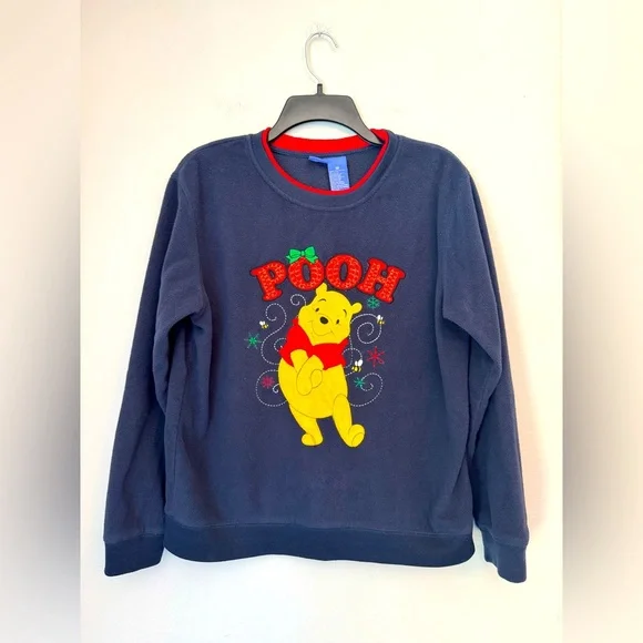 Womens Winnie the Pooh Vintage Crewneck Sweatshirt - Size Medium