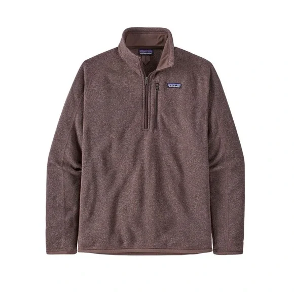 Patagonia Better Sweater 1/4‎ Zip Pullover Unisex Brown Fleece Casual Outdoor M