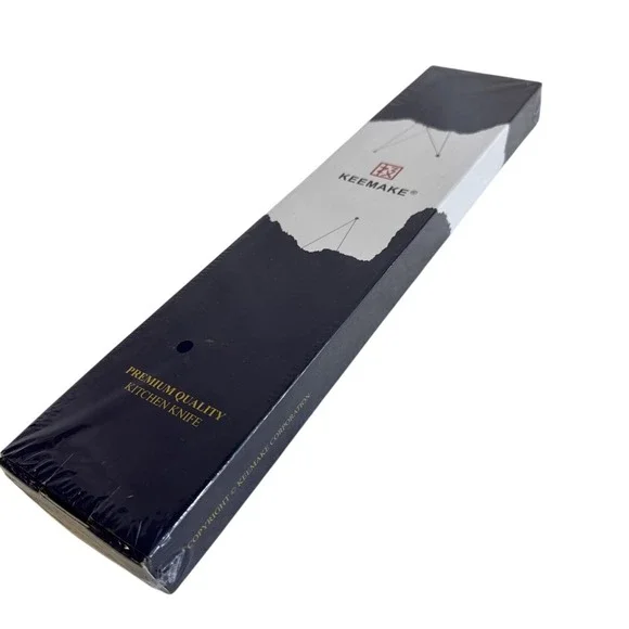 KEEMAKE Nakiri Knife 7 Inch Japanese Kitchen Knife with Sheath Professional Prep