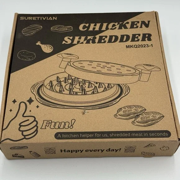 SURETIVIAN Manual Push‎ Function Chicken Shredder MKQ2023-1 Food Chopper