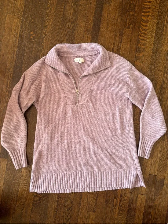 Lou & Grey Half-Zip Pullover size S