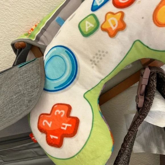 Colorful Baby Activity Plush Toy - Numbers & Shapes