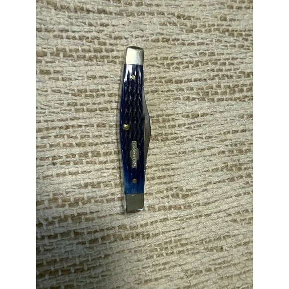 2024 Case XX USA 7 Dot Limited Blue Corn Cob Bone 3 Blade Knife 6344 SS MINT H2