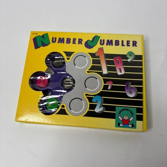 Discovery Toys Number Jumbler Math Game 4140 Educational STEM Toy Vintage 1993