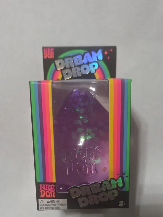 Dream Drop Purple Glitter Sensory Toy