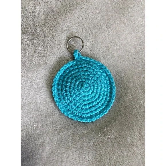 Keychain crochet sensory fidget toy autism ADHD kids teens marble backpack