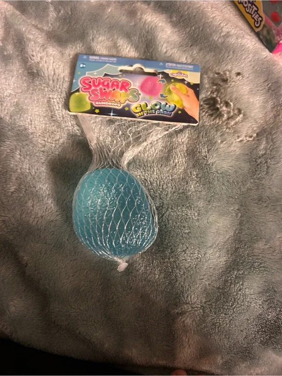 Sugar Swaps Glow Gumdrop Sensory Ball - Blue