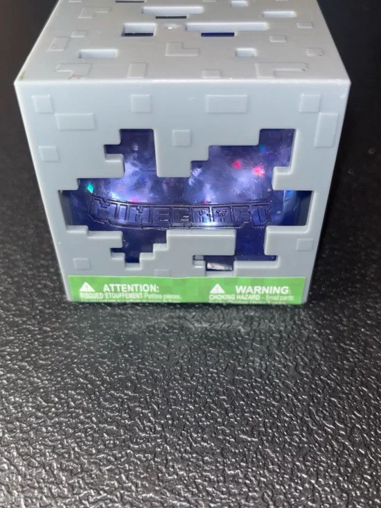 Minecraft squishy Cube Display - Purple