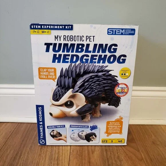 New My Robotic Pet Tumbling Hedgehog STEM Experiment Kit