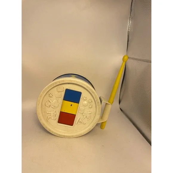 Vintage Fisher Price Xylophone Drum 1976 Music Toy Childrens Primary Collectible