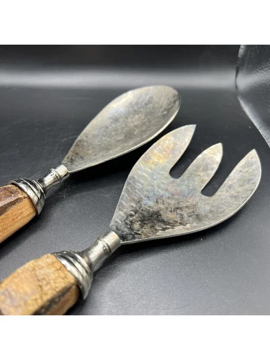 Vintage Salad Spoon And Fork