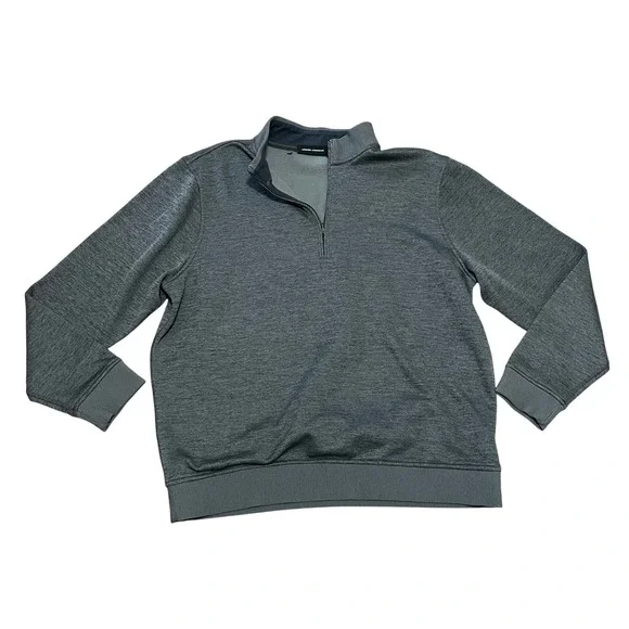 Under Armour ColdGear Men's XL‎ Quarter Zip Pullover Heather Grey Loose Fit
