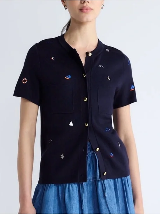 NWT free assembly medium sailing sweater boating