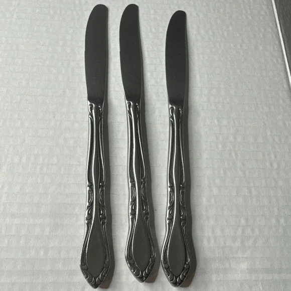 AUBERGE Korea Stanley‎ Robert 3 Butter Knives Stainless