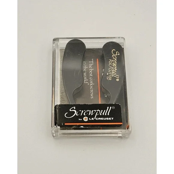 Le Creuset Screwpull Foilcutter Wine Bottle Opener W/Original Package