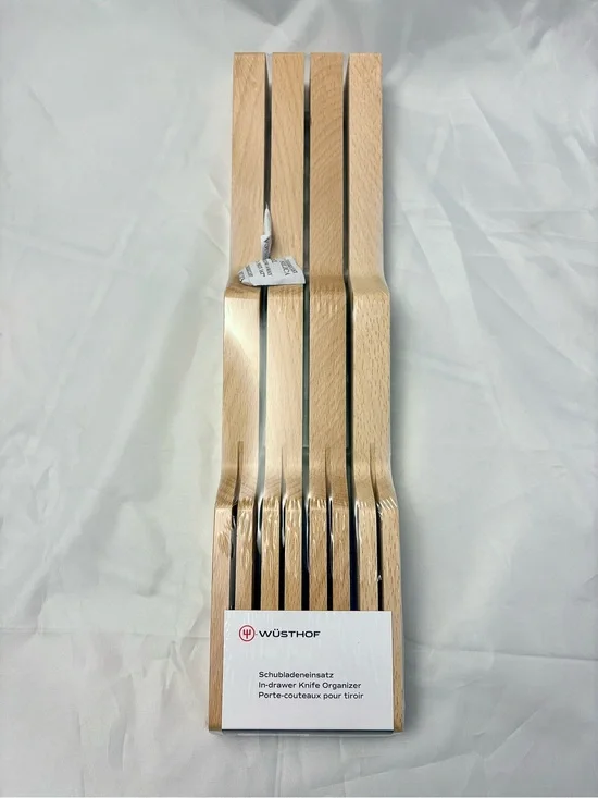 Wusthof Wooden In-Drawer Knife Organizer - Natural Wood