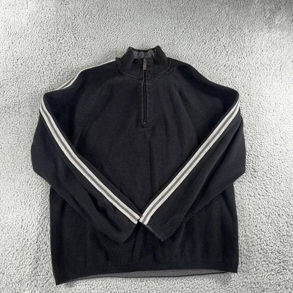 VTG‎ Y2k Quarter Zip Men L Tall Knit 90s Retro Blokecore Gorpcore Sporty Street