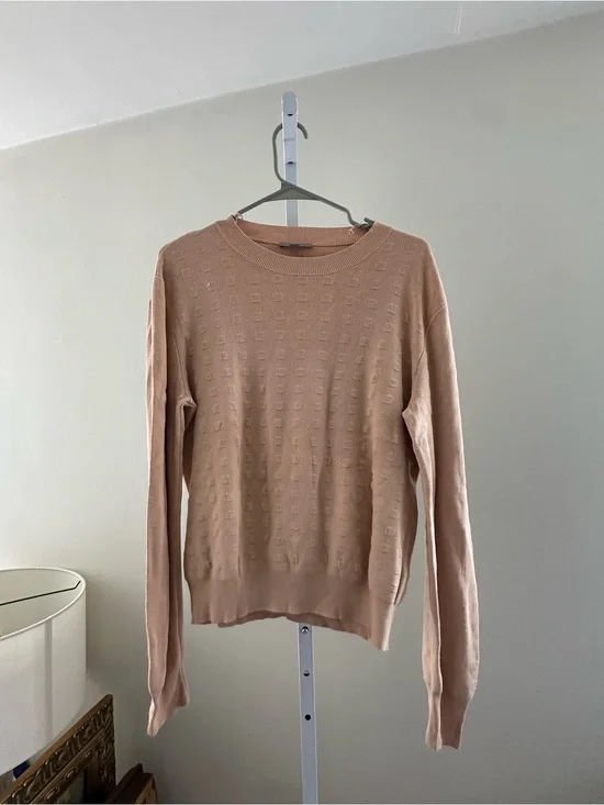 COS Women's Crewneck Sweater in Dusty Peach