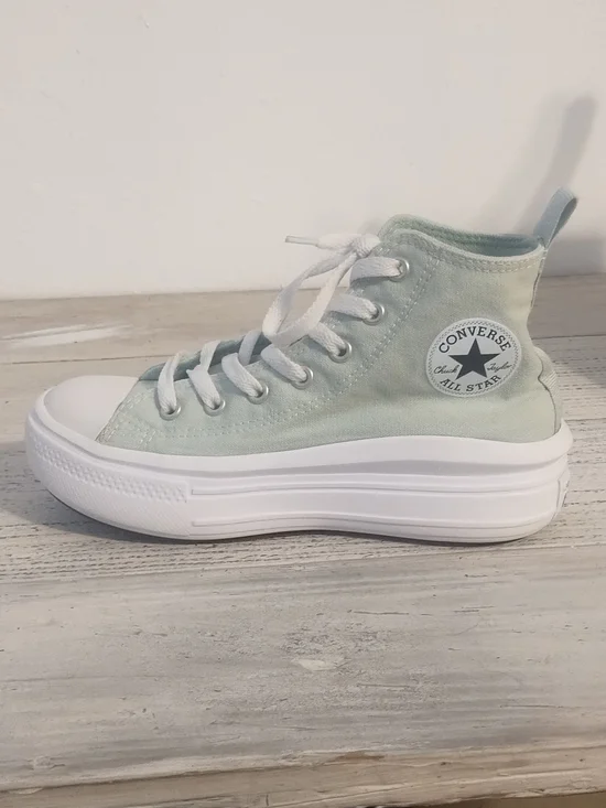 Converse Girl's CTAS Move Sticky Aloe Platform High Top Sneakers - Size 2.5