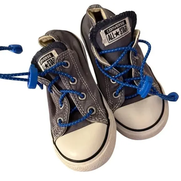 Converse Grey Sneakers With Lace Locks size 9
