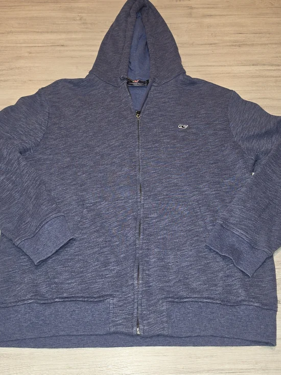 Vineyard Vines Full Zip Hoodie Men's Navy Size L