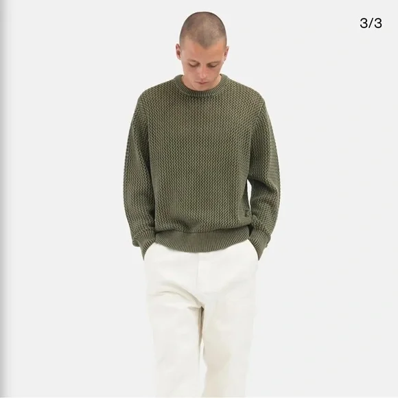 Stussy Olive Crewneck Sweater