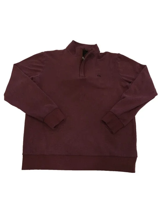 Travis Mathew Cloud Quarter Zip 2.0 Pullover Mens Medium Embroidered Logo