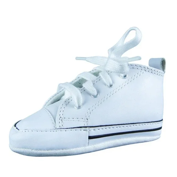 Converse Boys Sneaker Size T 3 Medium Shoes White Synthetic Lace‎ Up