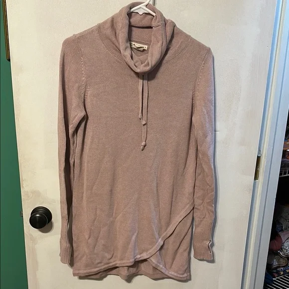 0030 Dakini Women's‎ Pink Cowl Neck Sweater