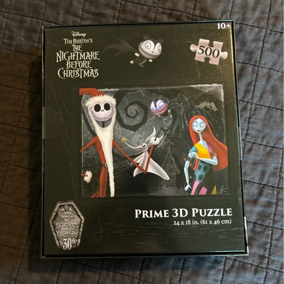 Disney Nightmare Before Christmas 30th Anniversary Prime 3D Puzzle 500 Piece New