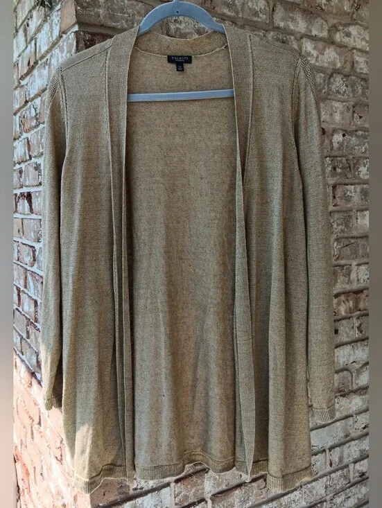 Talbots Linen Cardigan